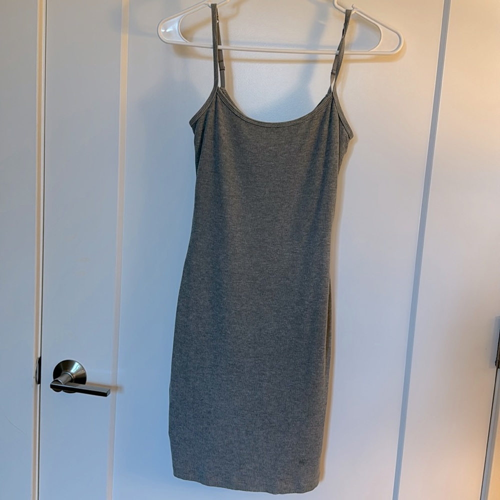 Popilush built-in shapewear casual tank top dress.